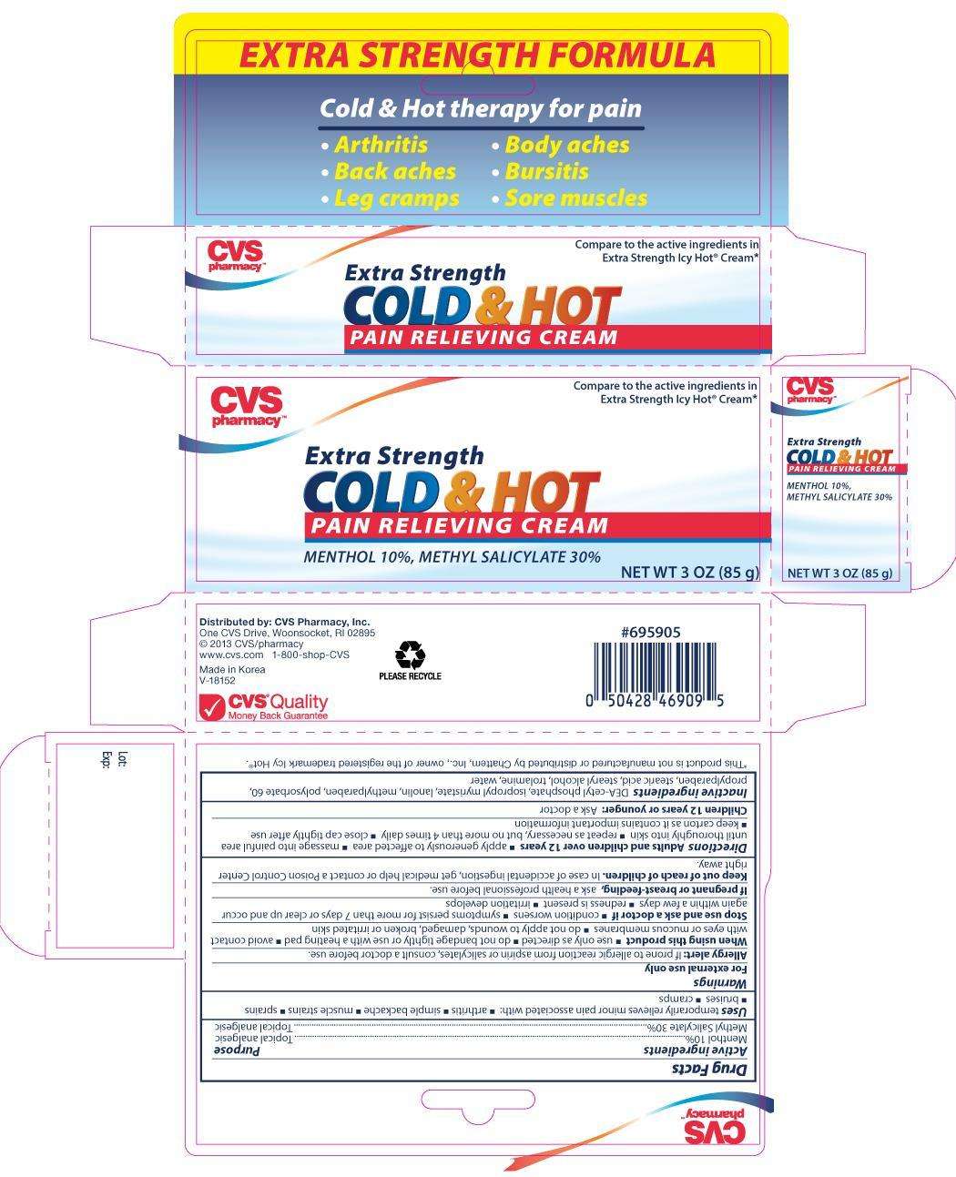 CVS Extra Strength Cold and Hot Pain Relieving