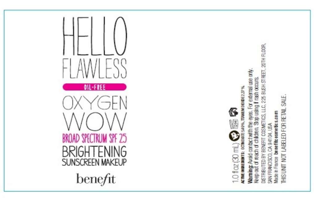 HELLO FLAWLESS OXYGEN WOW Broad Spectrum SPF 25 BRIGHTENING MAKEUP - CHEERS TO ME