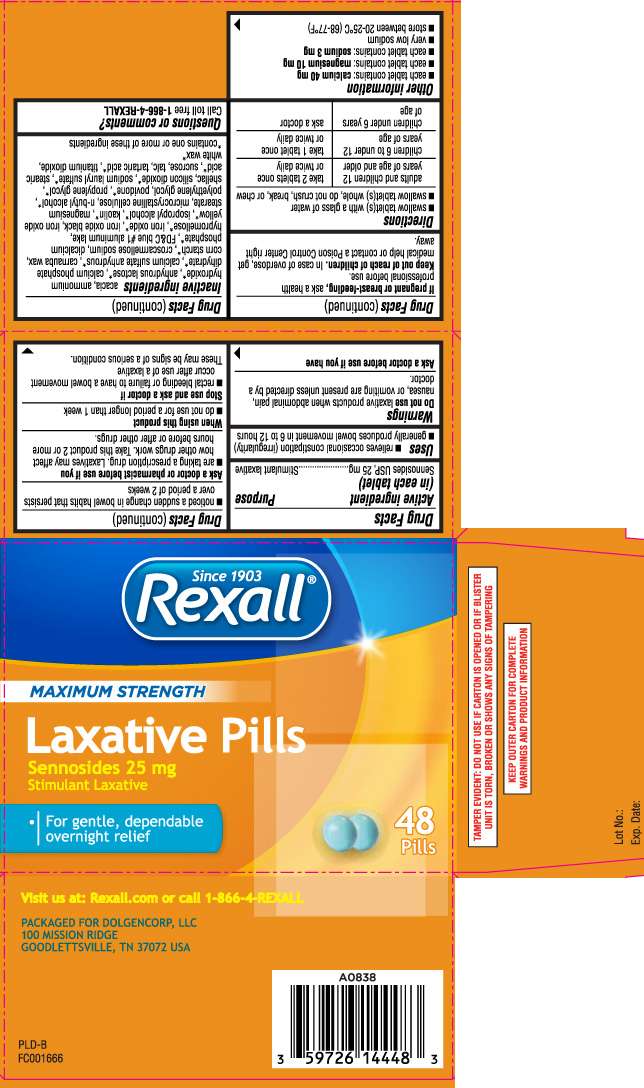 Laxative pills