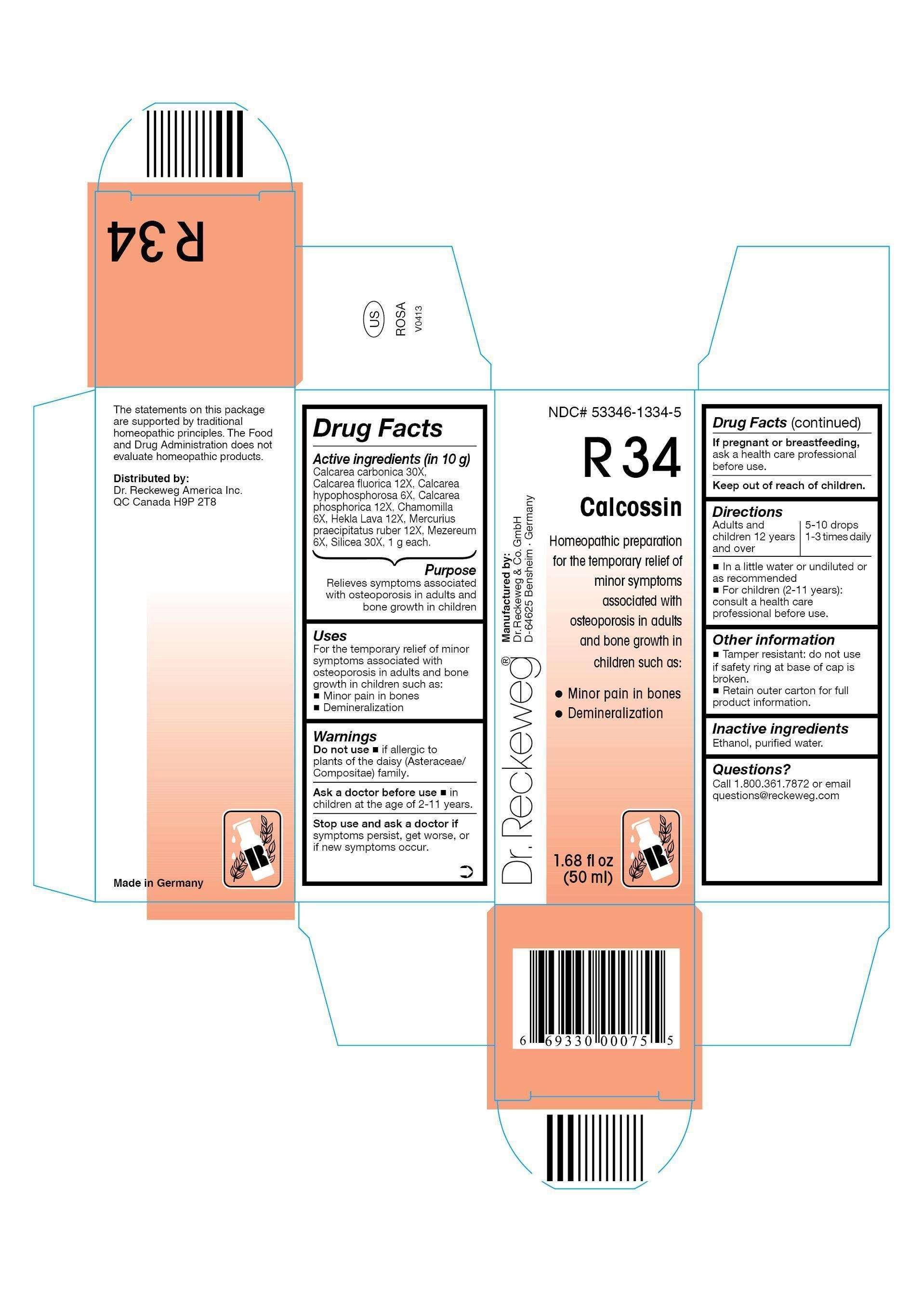 DR. RECKEWEG R34 Calcossin