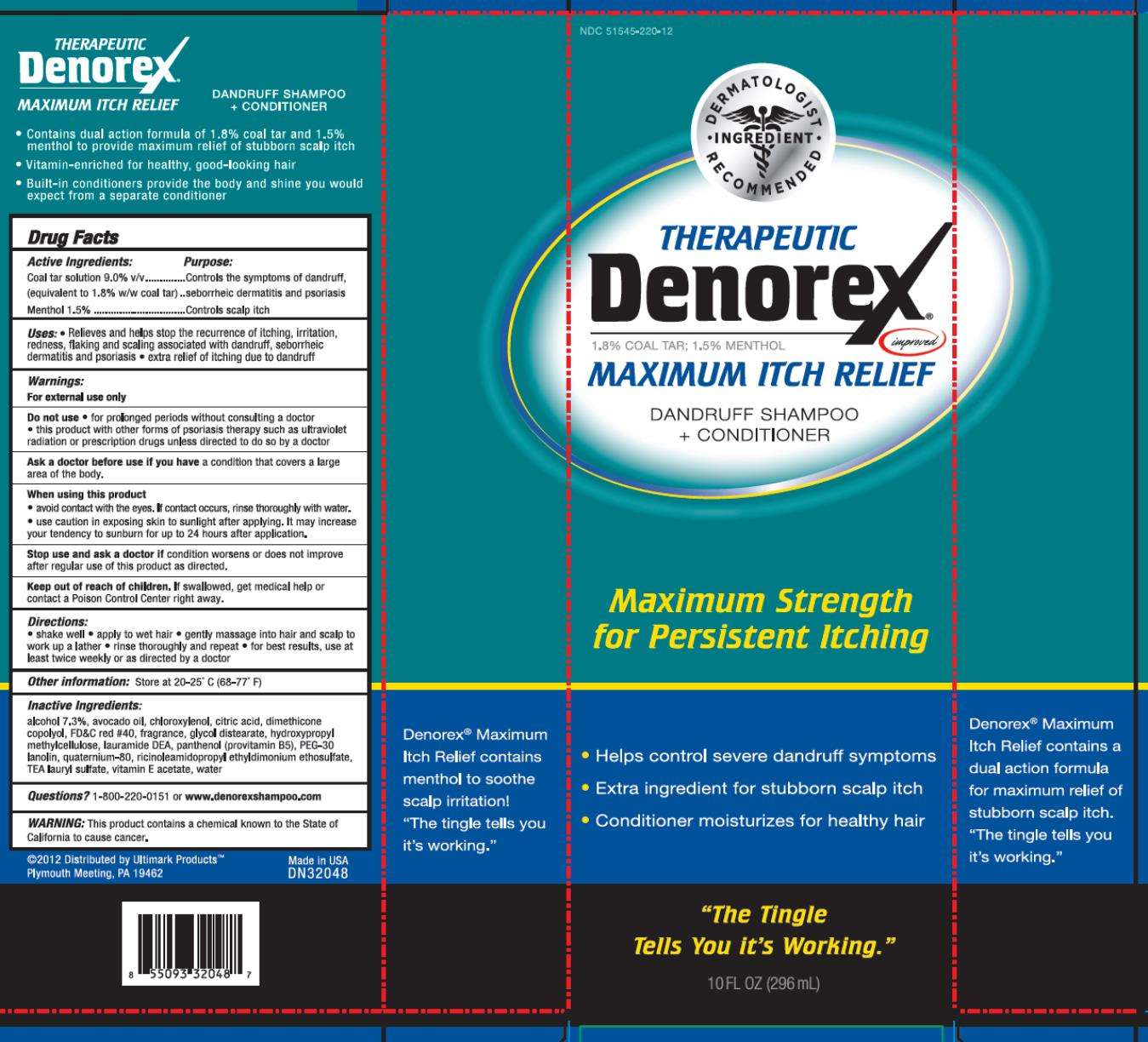 Denorex Therapeutic