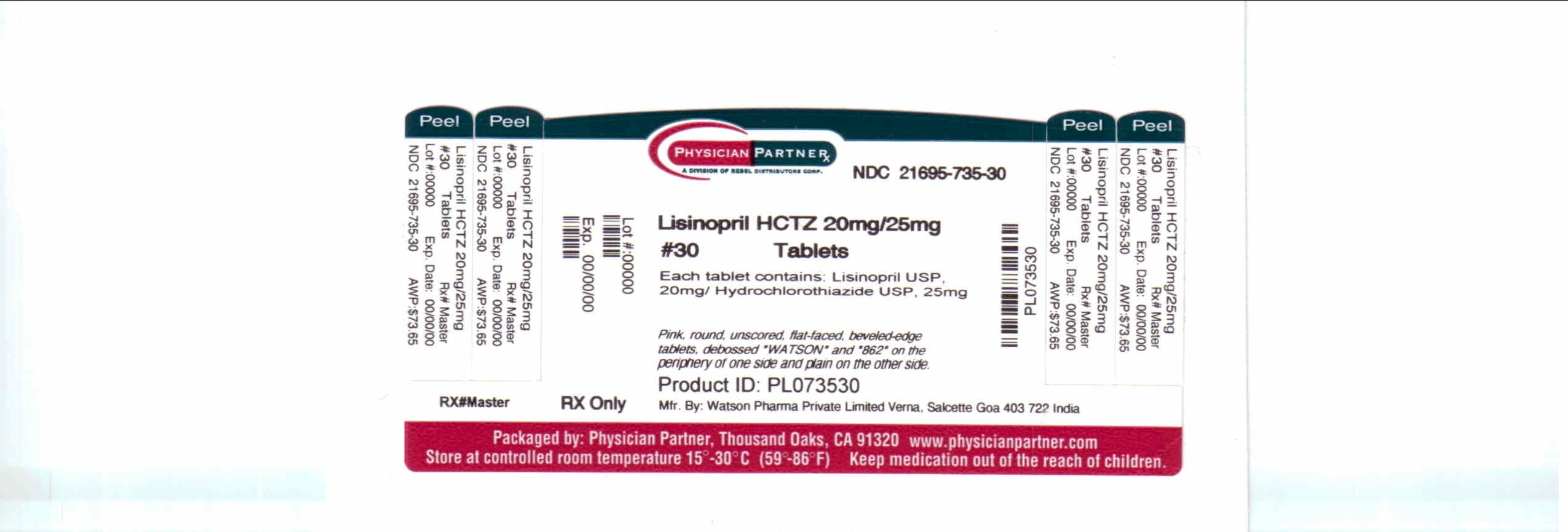 Lisinopril and hydrochlorothiazide