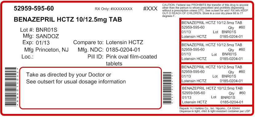 Benazepril Hydrochloride and Hydrochlorothiazide