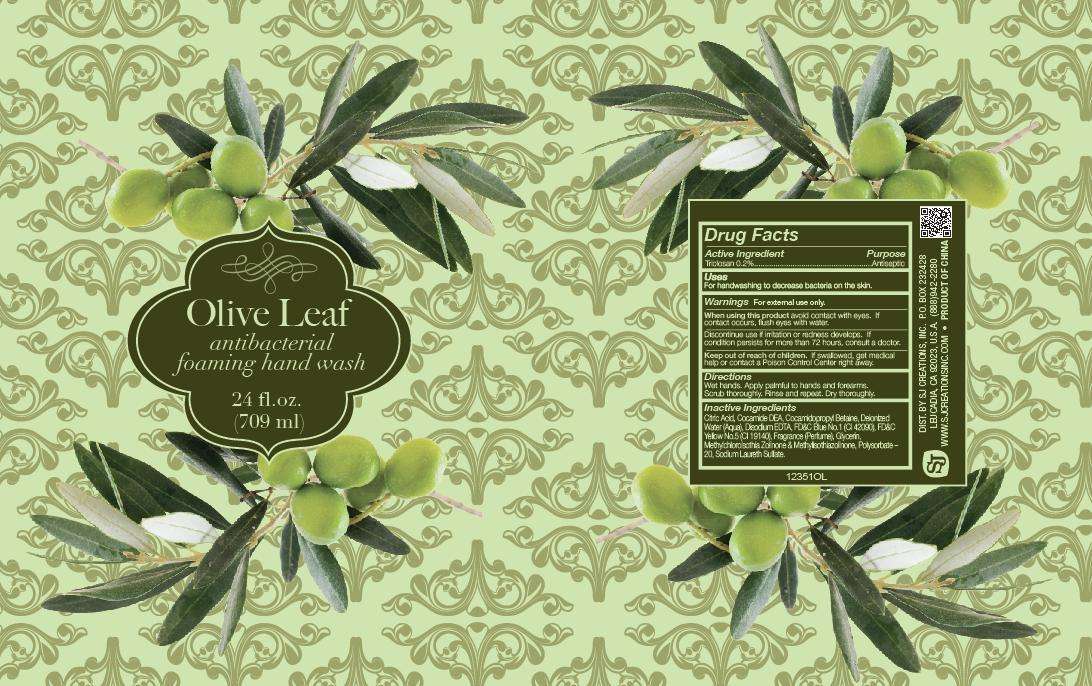 Olive Leaf Antibacterial Foaming Hand Wash
