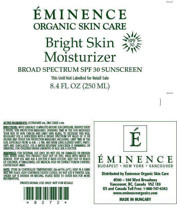 EMINENCE Bright Skin Moisturizer BROAD SPECTRUM SPF 30 SUNSCREEN