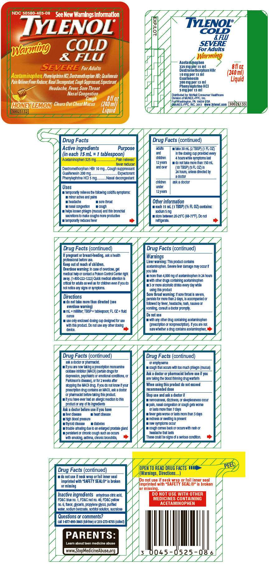 TYLENOL Cold and Flu Severe