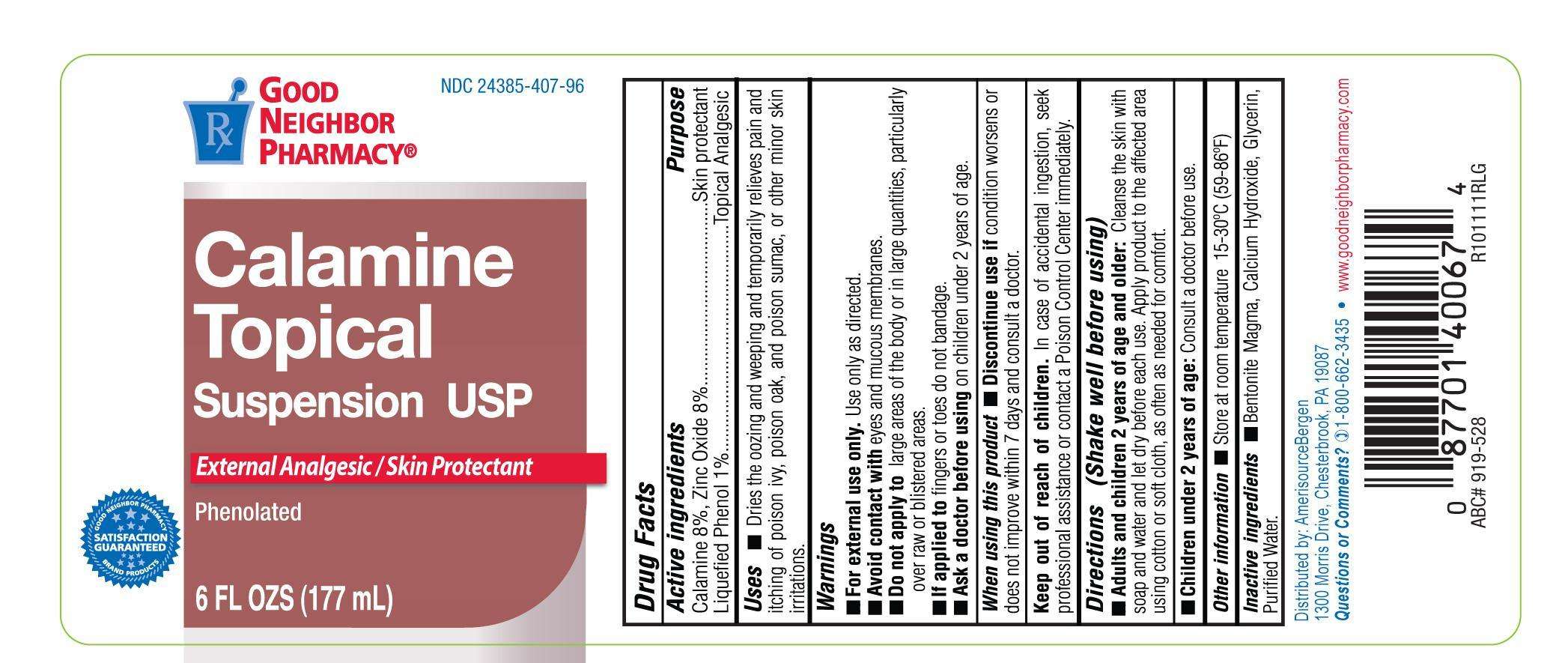 Calamine Phenolated Topical Suspension