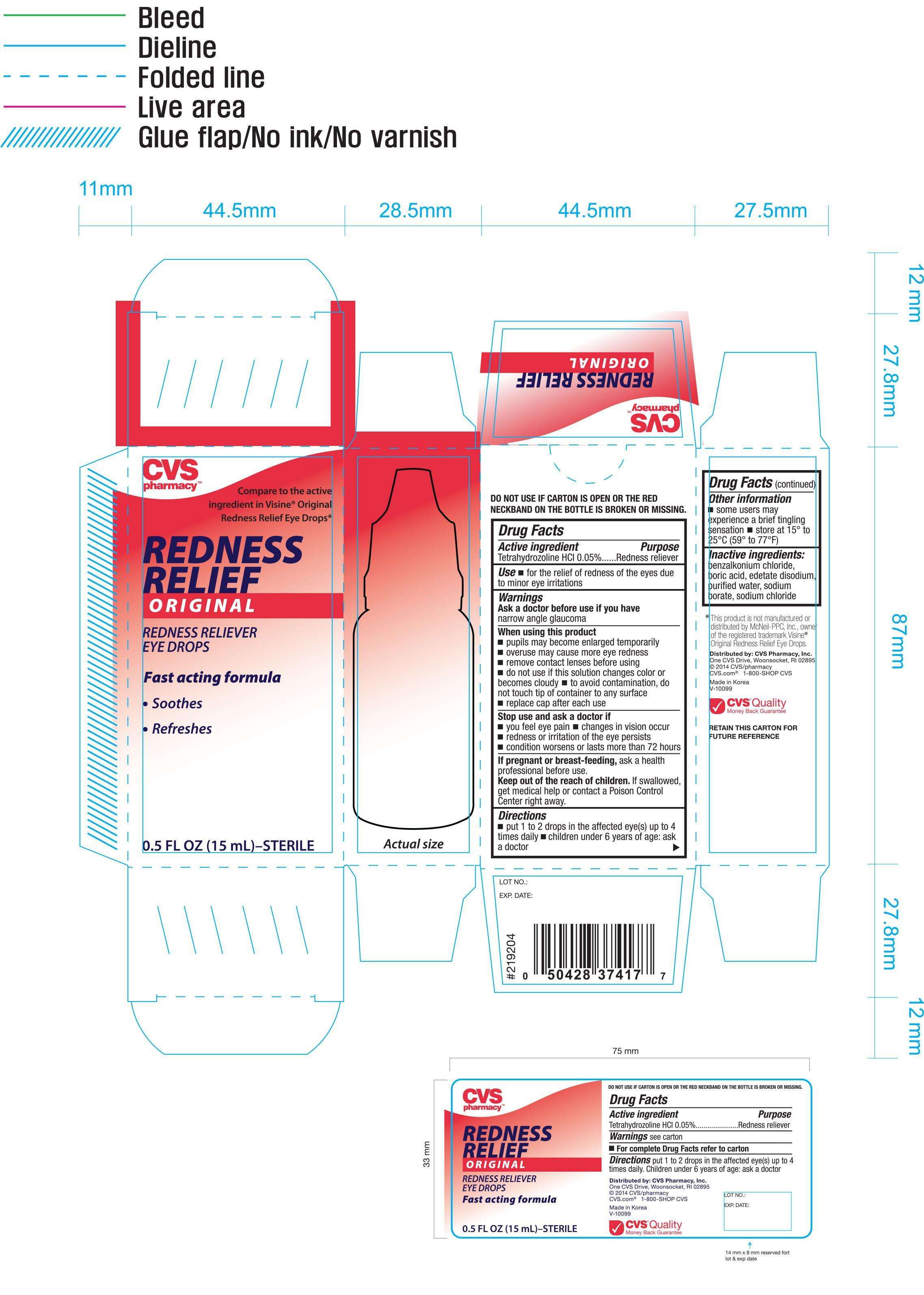 CVS Redness Relief Original