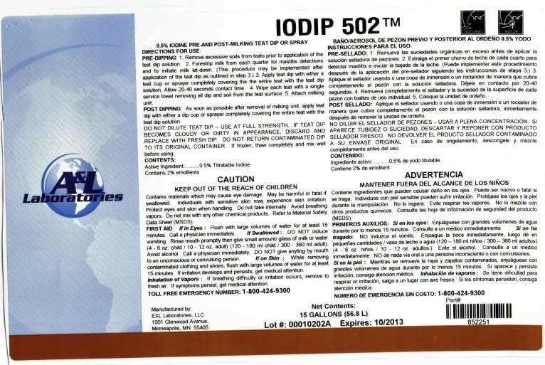 AL Laboratories IODIP 502