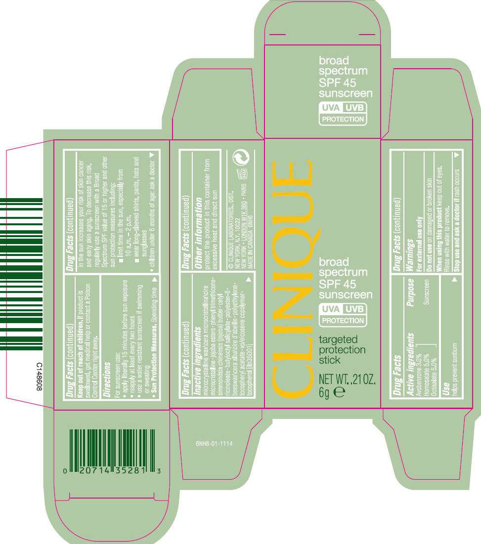 CLINIQUE TARGETED PROTECTION SPF 45 BROAD SPECTRUM SUNSCREEN