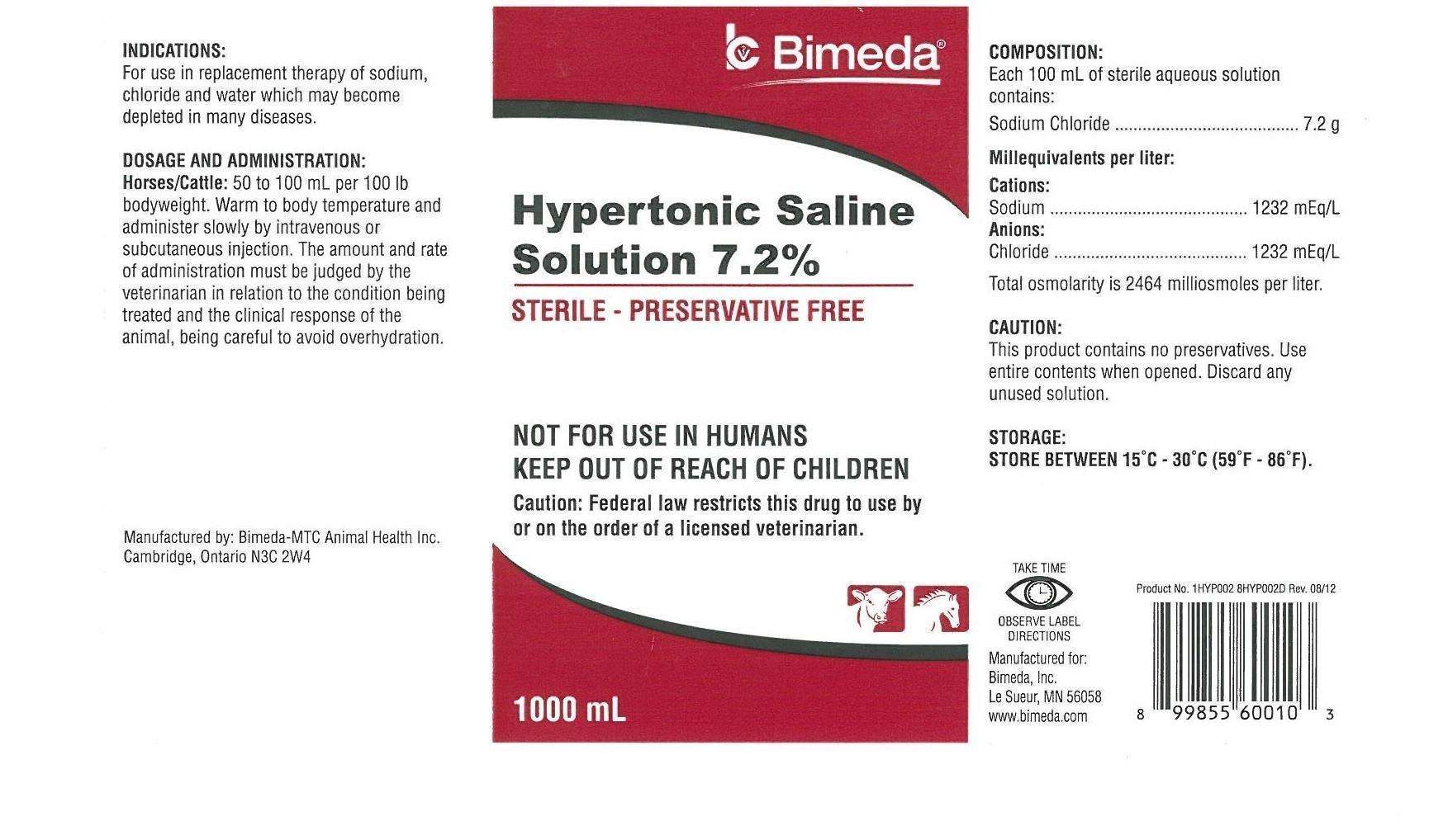 Hypertonic Saline 7.2 %