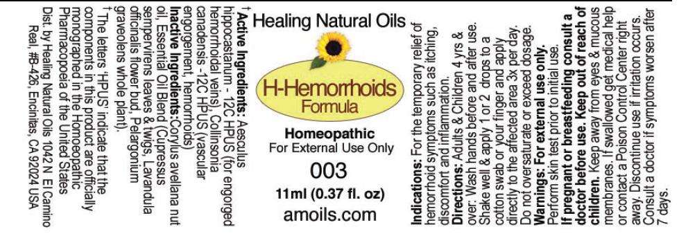 H-Hemorrhoids Formula