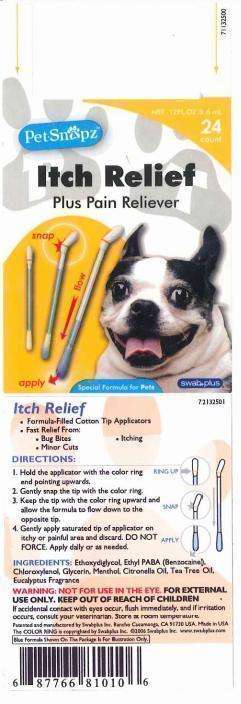 Pet Itch Relief plus Pain Reliever