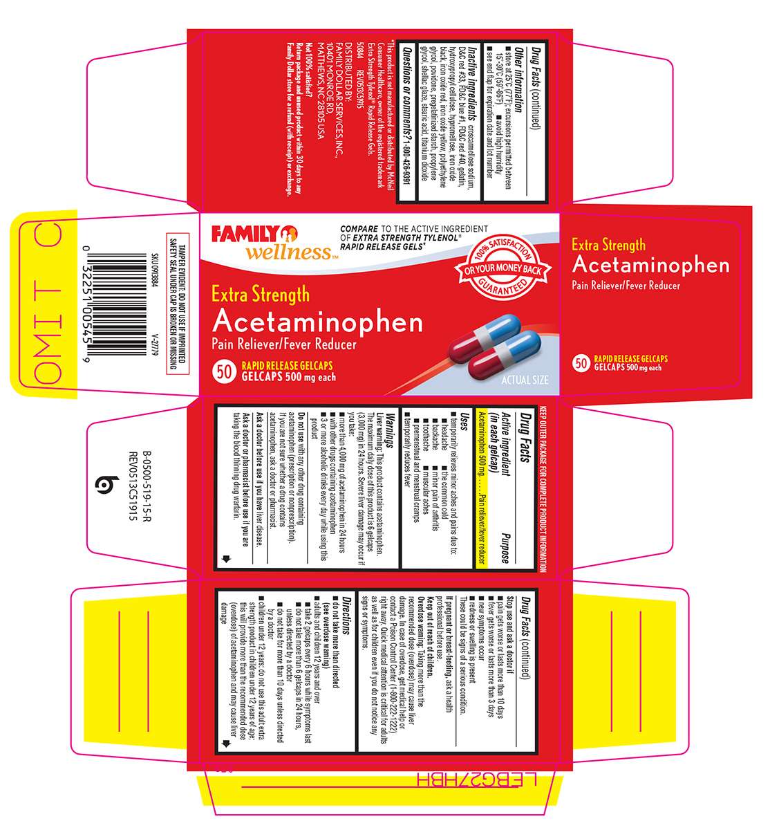 Extra Strength Acetaminophen