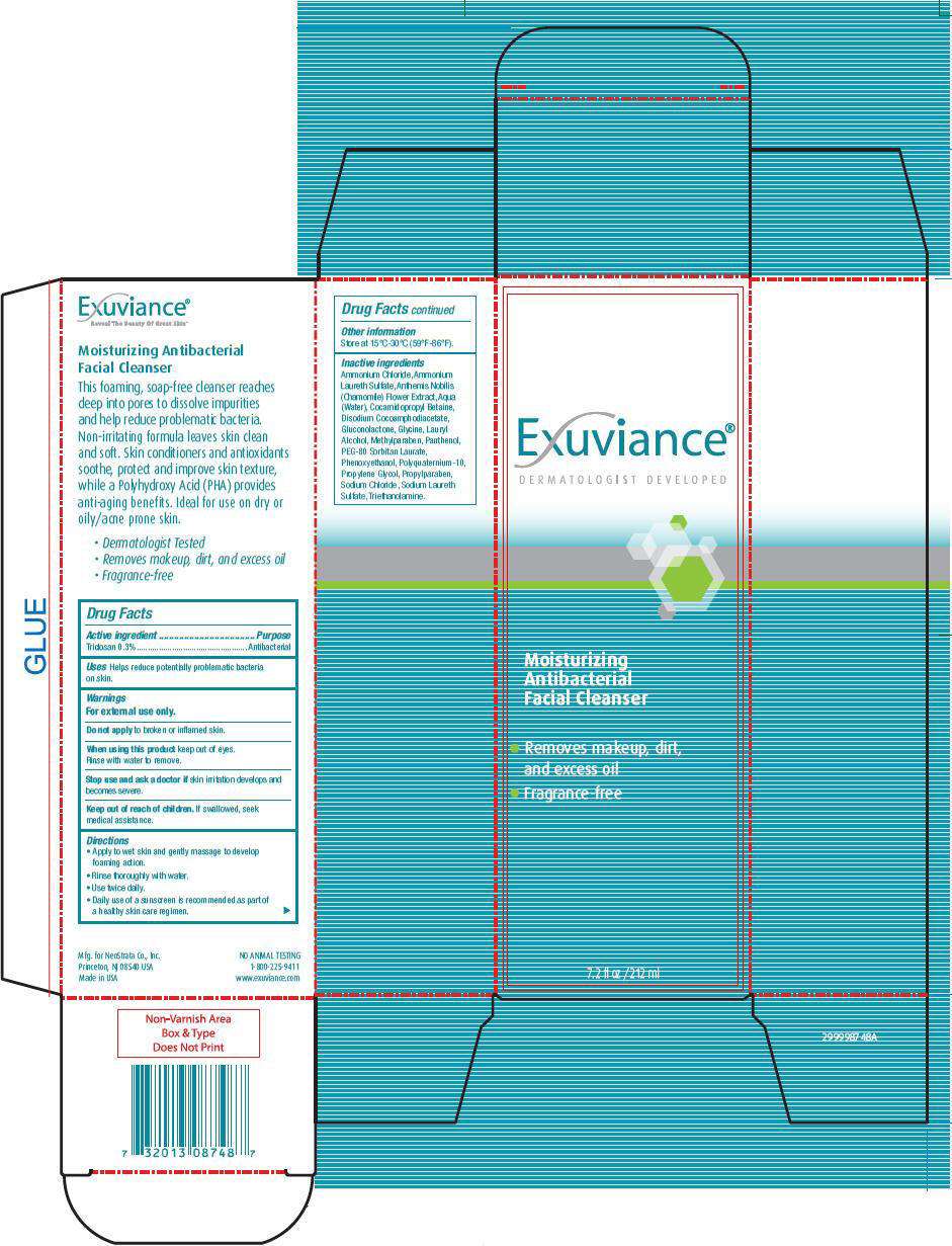 Exuviance Moisturizing Antibacterial Facial Cleanser