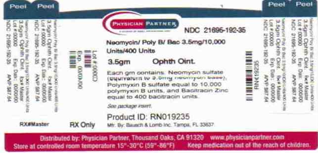 Neomycin and Polymyxin B Sulfates and Bacitracin Zinc