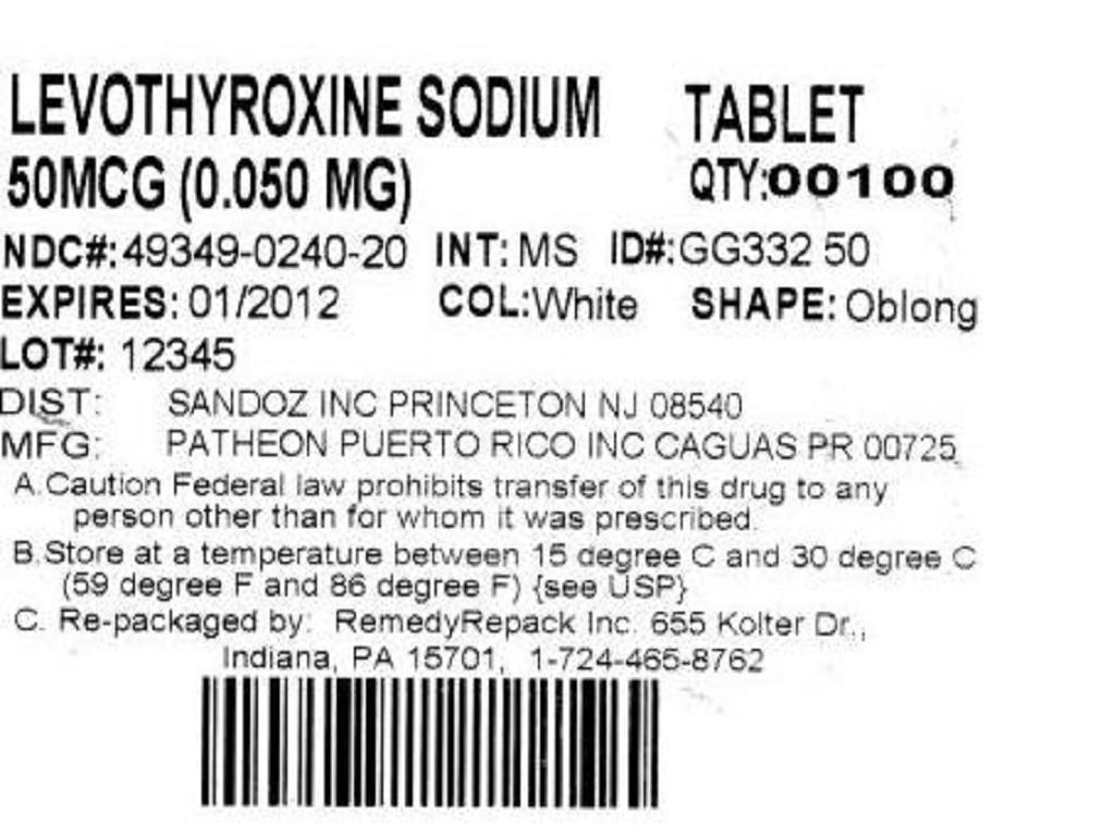 Levothyroxine Sodium