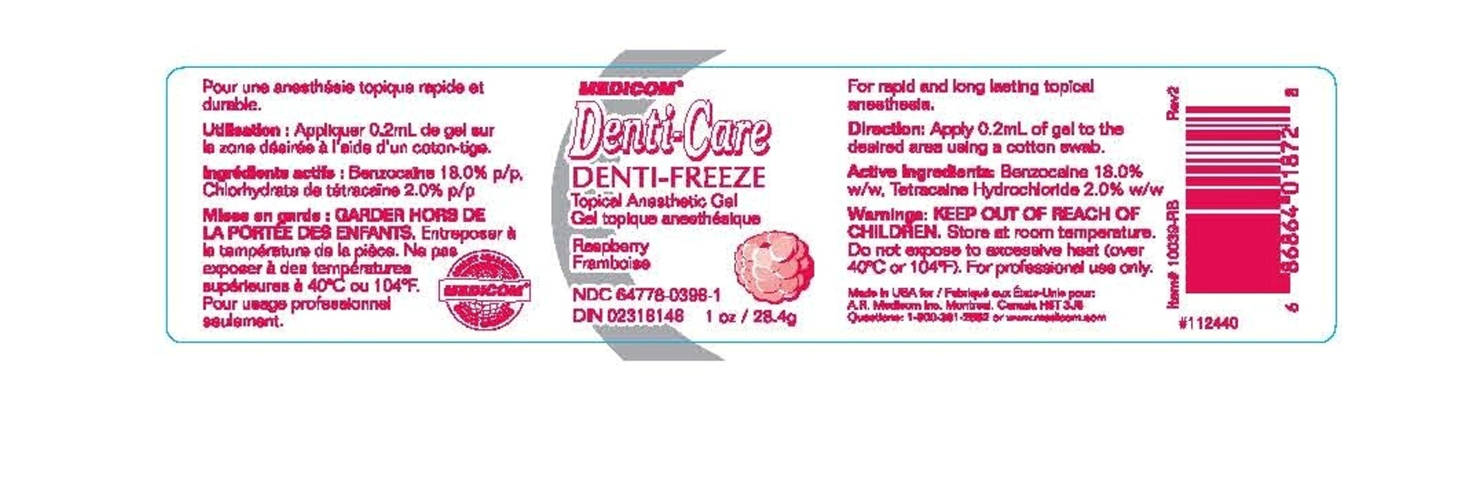 Denti-Care Denti-Freeze