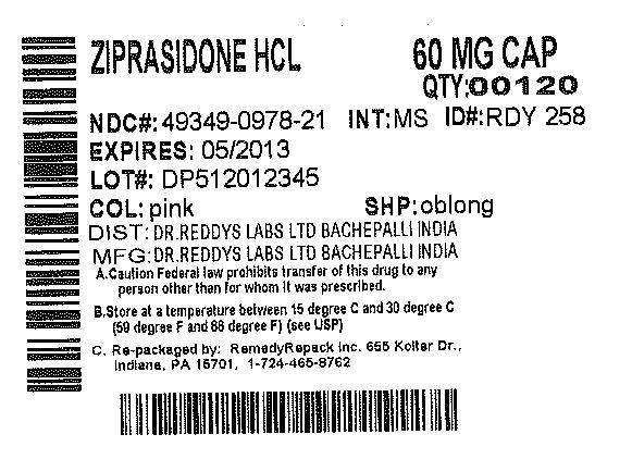ziprasidone hydrochloride