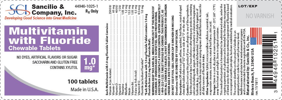 Multivitamin with fluoride