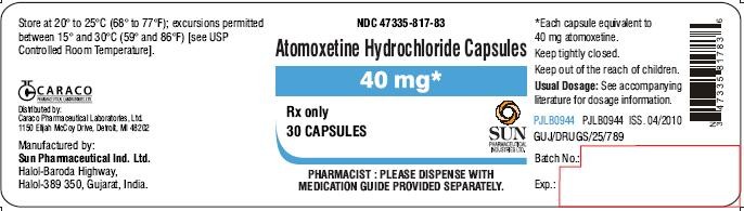 Atomoxetine Hydrochloride