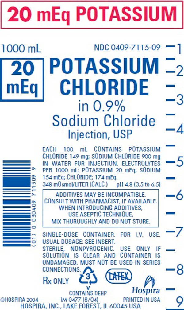 Potassium Chloride in Sodium Chloride