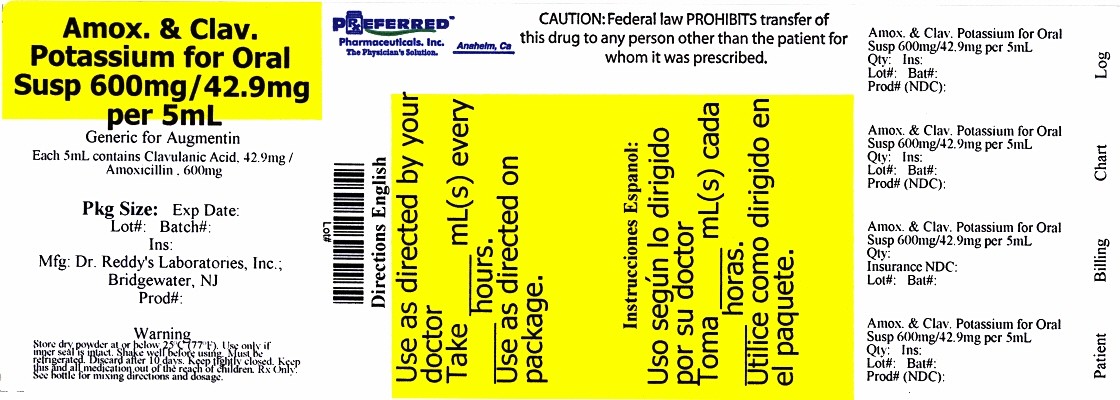 AMOXICILLIN AND CLAVULANATE POTASSIUM