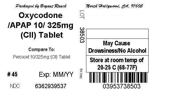OXYCODONE AND ACETAMINOPHEN