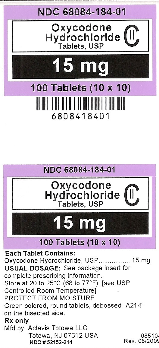 Oxycodone Hydrochloride