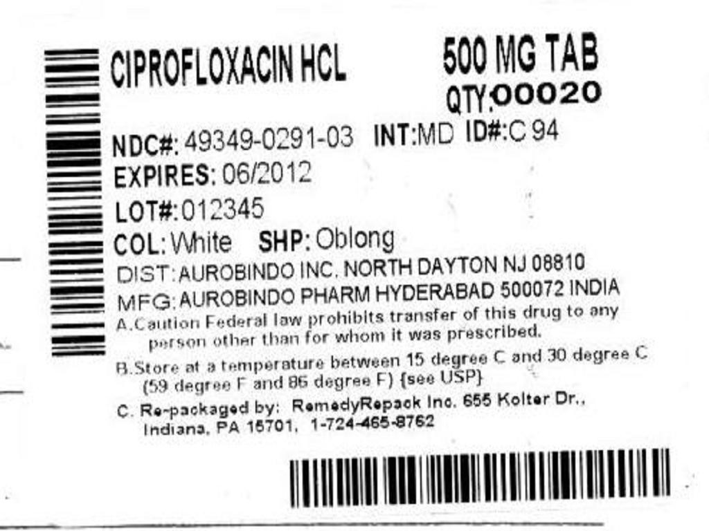 Ciprofloxacin Hydrochloride