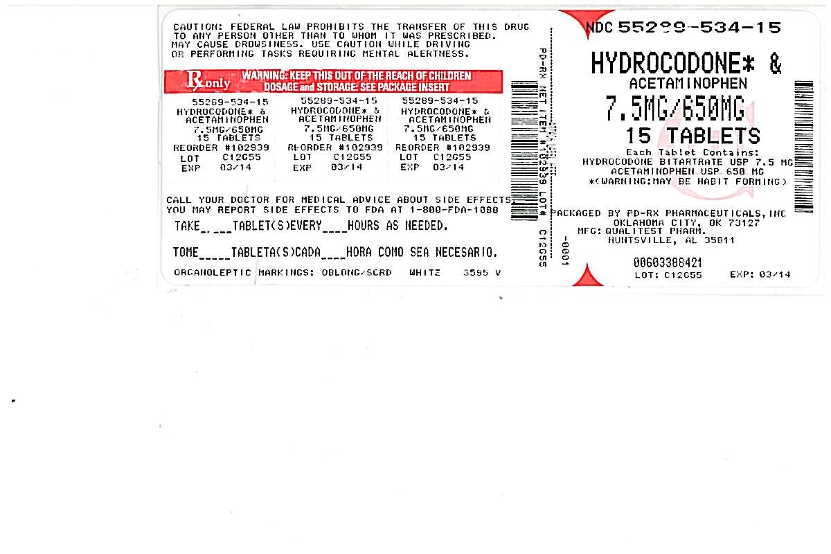 Hydrocodone Bitartrate And Acetaminophen