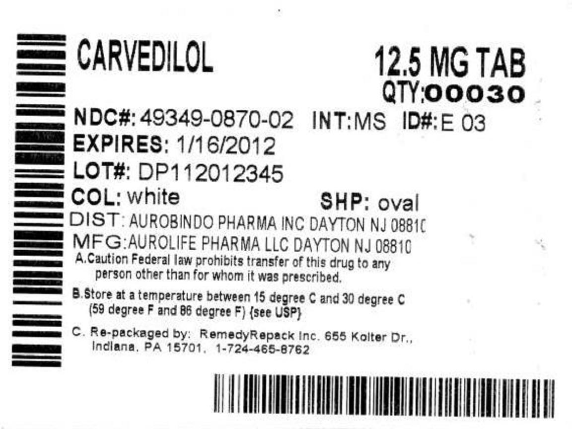 Carvedilol