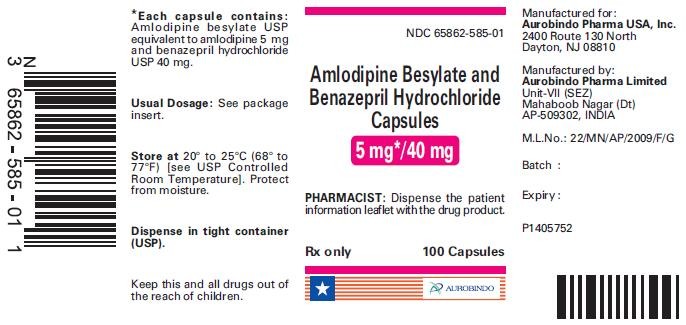 Amlodipine Besylate and Benazepril Hydrochloride