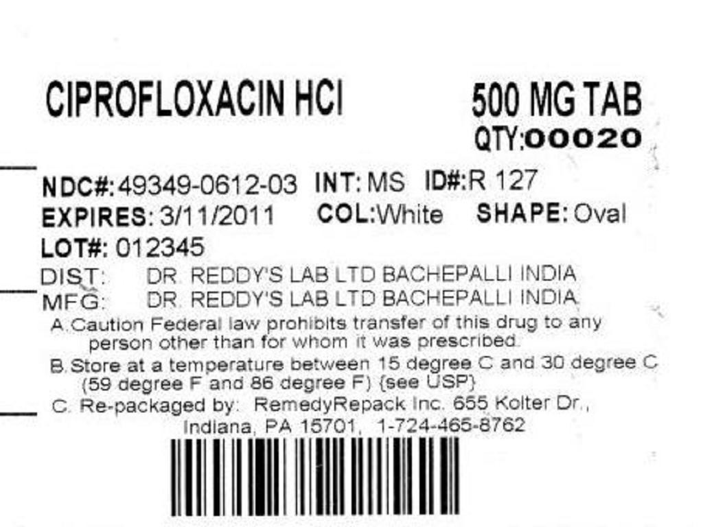 Ciprofloxacin Hydrochloride