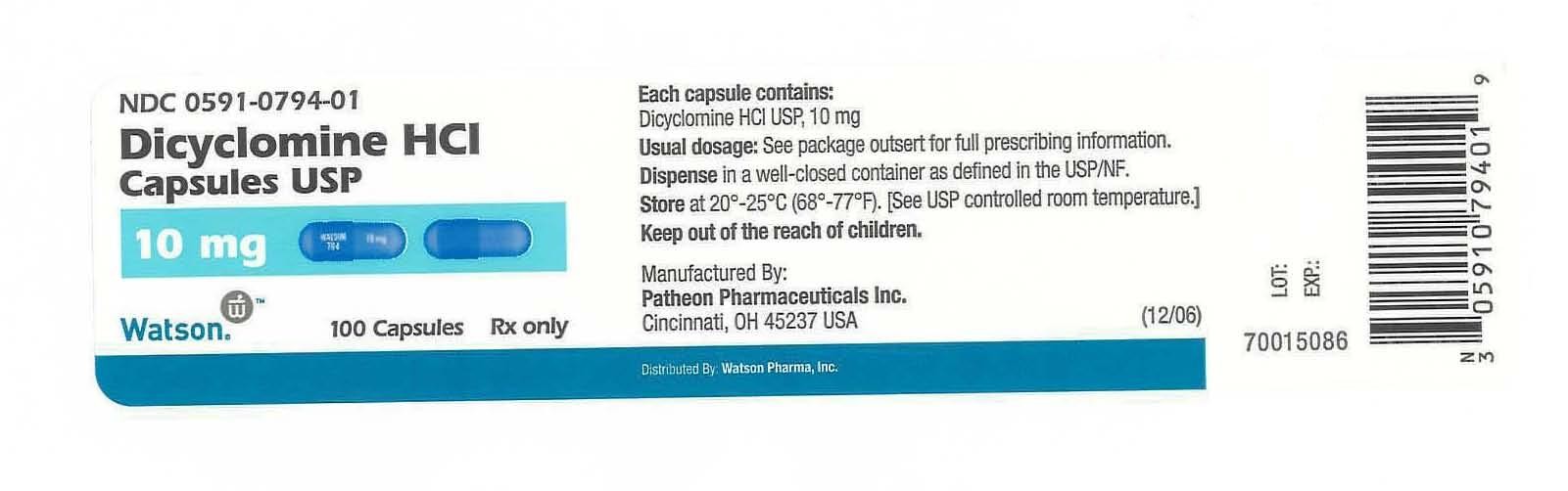 Dicyclomine Hydrochloride