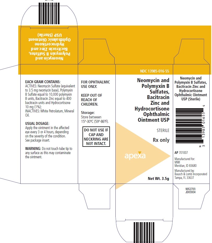 Neomycin and Polymyxin B Sulfates, Bacitracin Zinc and Hydrocortisone