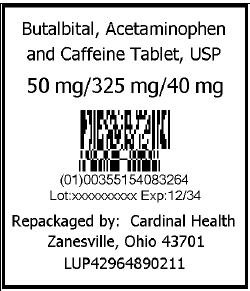 Butalbital, Acetaminophen and Caffeine