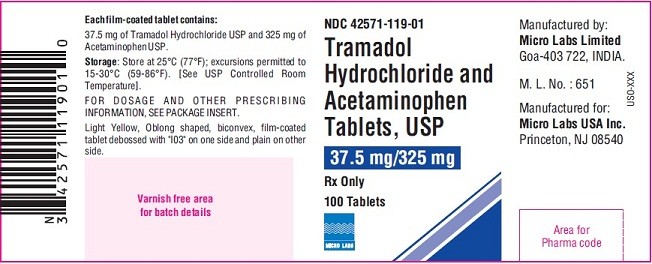 TRAMADOL HYDROCHLORIDE AND ACETAMINOPHEN