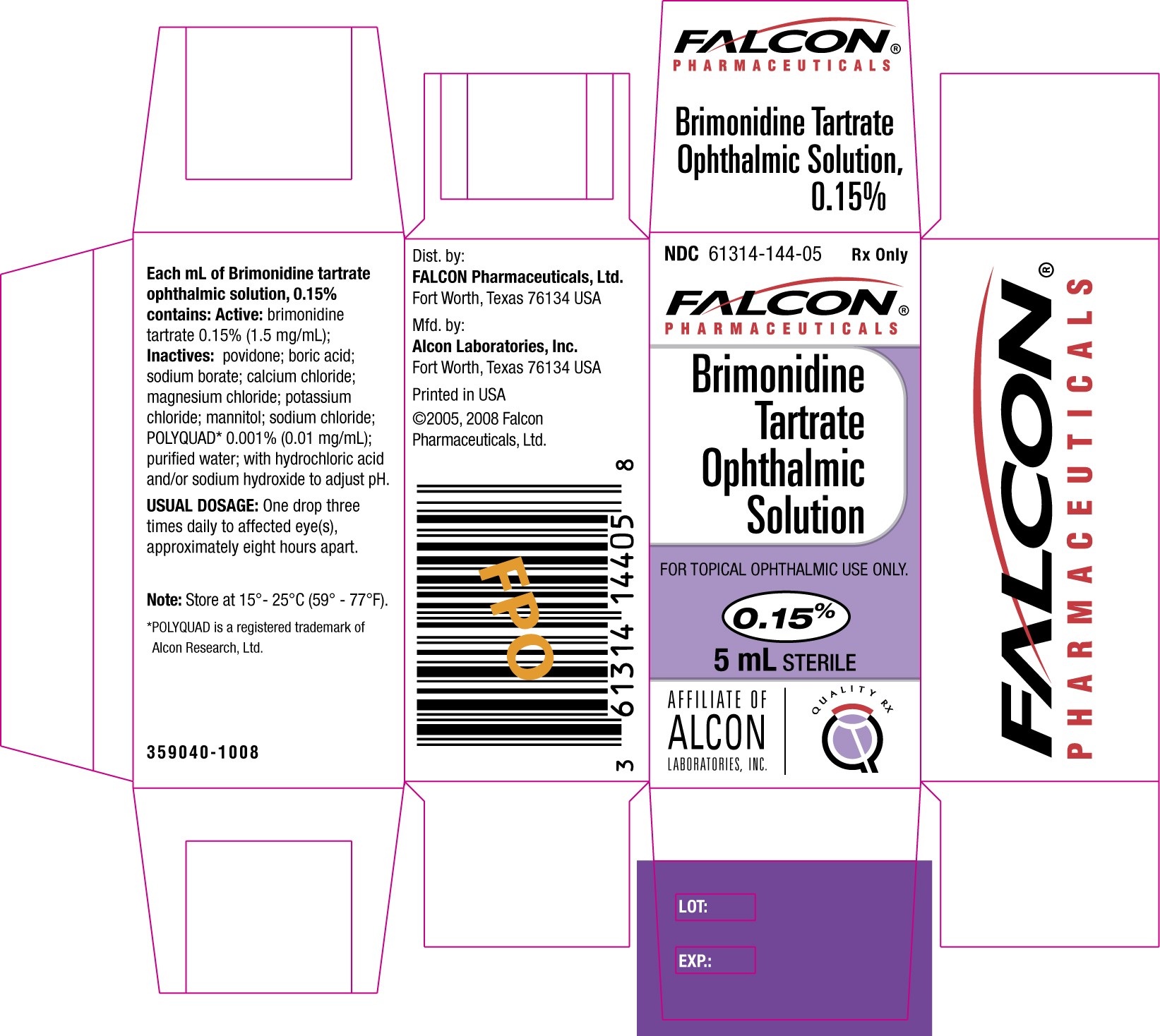 Brimonidine Tartrate