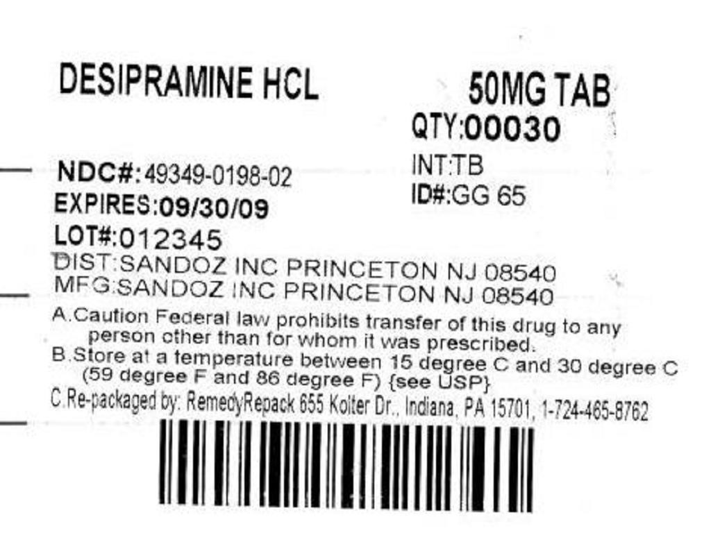 Desipramine Hydrochloride