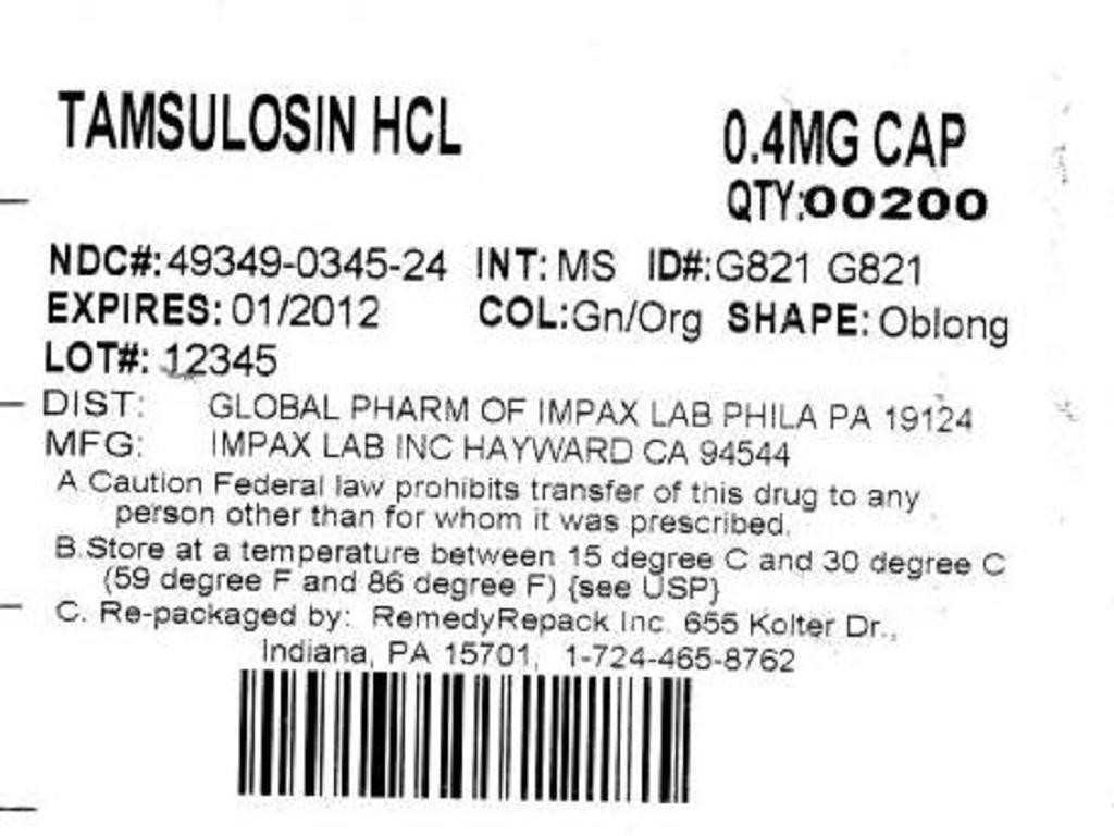 Tamsulosin Hydrochloride