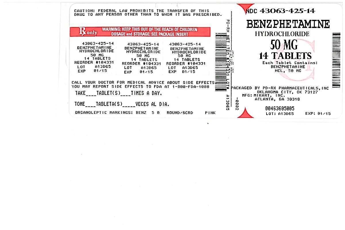 benzphetamine hydrochloride