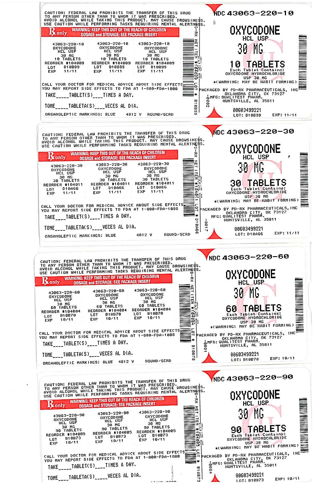 OXYCODONE HYDROCHLORIDE