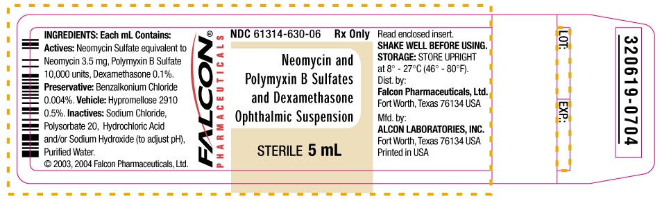 Neomycin and Polymyxin B Sulfates and Dexamethasone