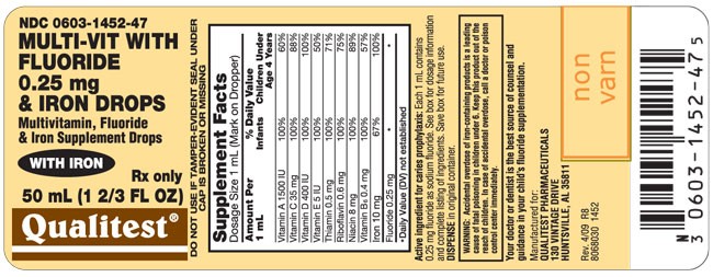 Multi-Vit with Fluoride and Iron