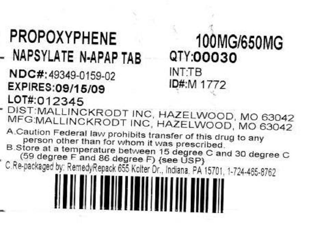 Propoxyphene Napsylate and Acetaminophen