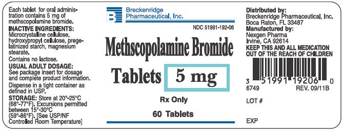 Methscopolamine Bromide