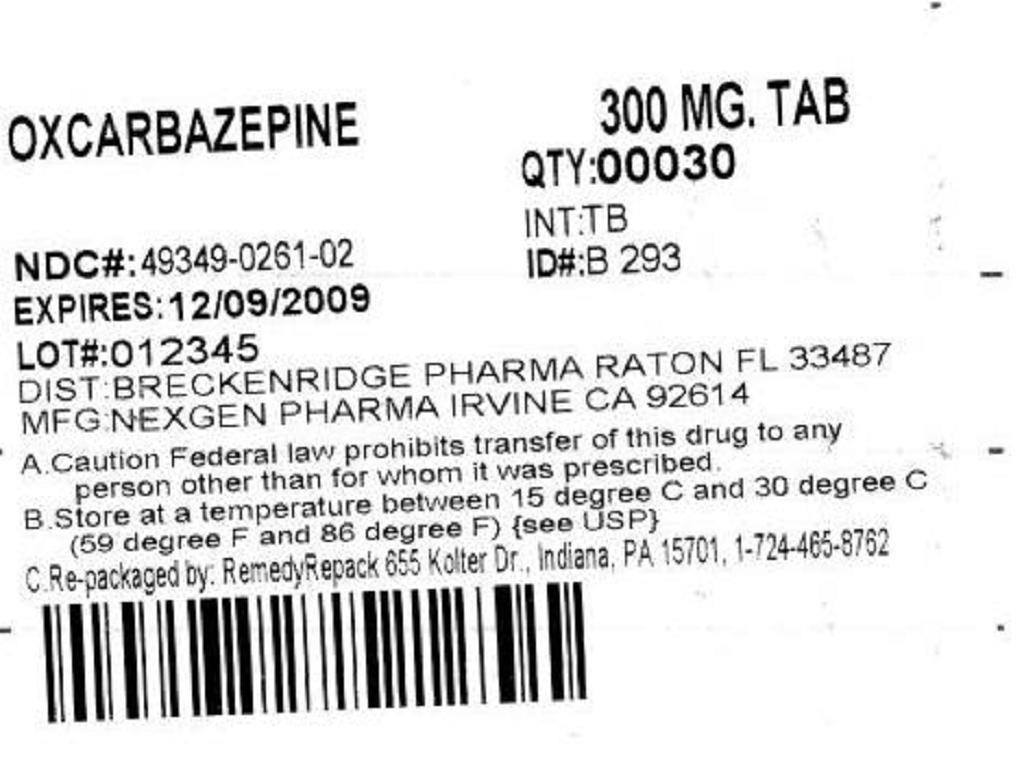 Oxcarbazepine