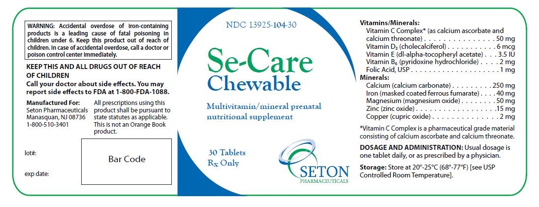 Se-Care Chewable